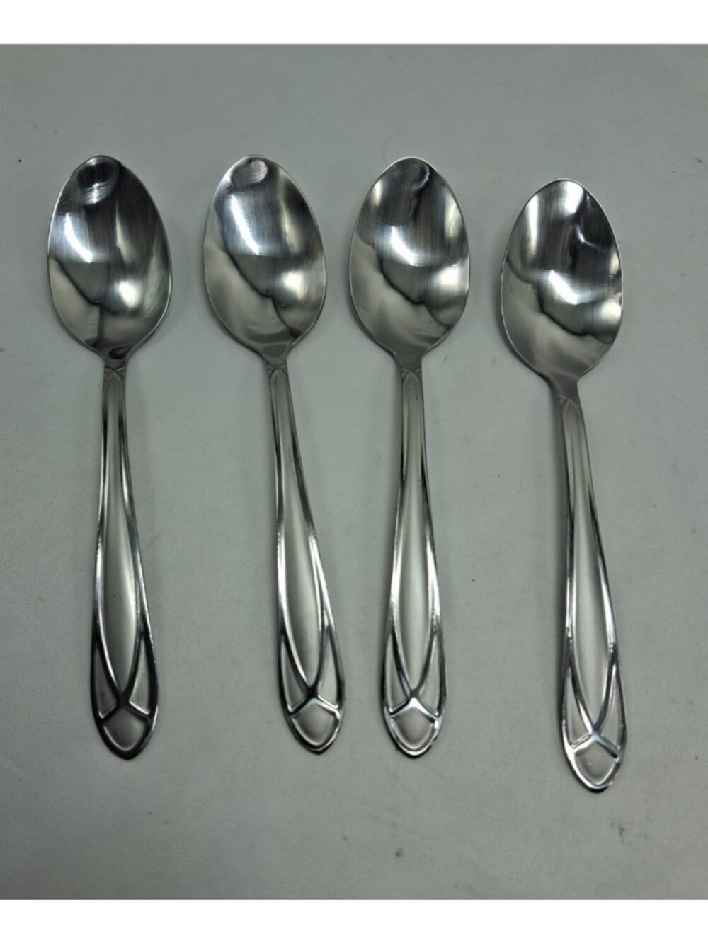 Pfaltzgraff Mirage Frost Stainless Soup Spoons - Set of 4